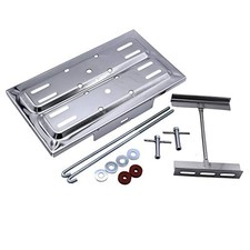 Universal Stainless Steel Battery Tray Holder Hold Down Kit by with "J"