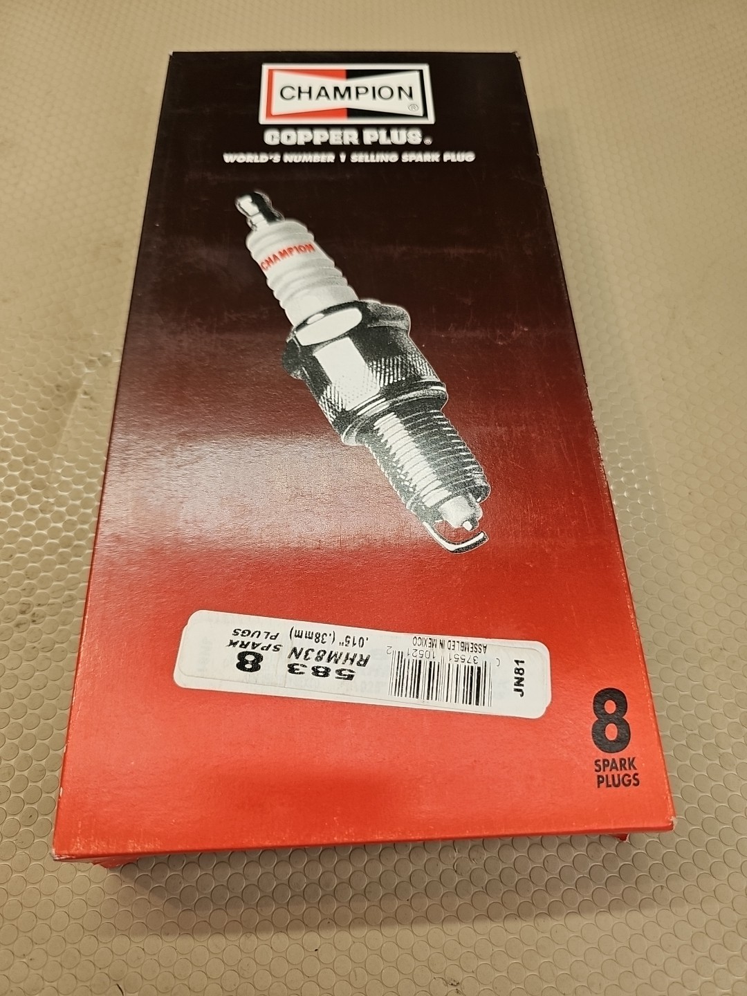 8x Champion 583 RHM83N Industrial Spark Plug PACK of 8 CAN SPLIT