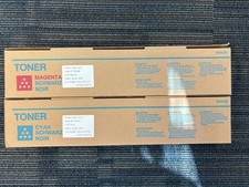 Konica-Minolta BizHub Laser Toner Cyan And Magenta