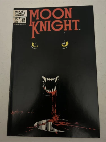 Moon Knight #29 (1983) Werewolf App Comic Book Marvel Comics Sienciewicz