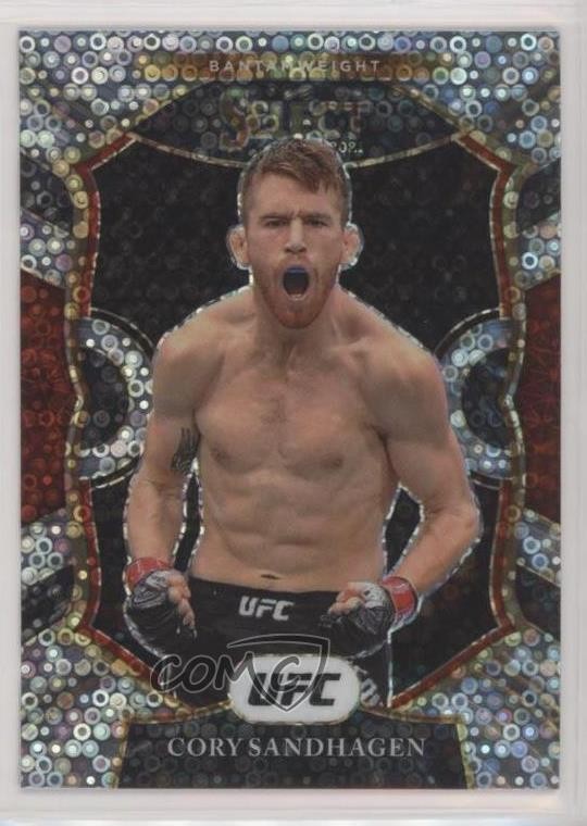 2021 Panini Select UFC Concourse Disco Prizm Cory Sandhagen #50 w5b