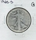 1923-S  WALKING LIBERTY SILVER HALF DOLLAR  ~ GOOD ~ NICE COIN ~ 90% SILVER