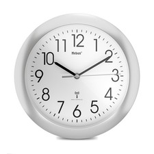52451 FunkWanduhr, Silber, Bunt, 25 cm