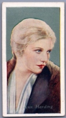 1934 Godfrey Phillips Film Favourites - Ann Harding #32
