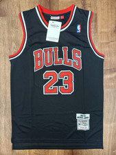 Michael Jordan Chicago Bulls  23 Mitchell  Ness Jersey Black and Red color L