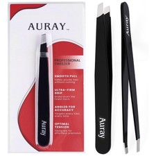 Eyebrow Tweezers Stainless Steel Facial Hair Removal for Men  Black