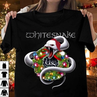 Collection Whitesnake Band Merry Christmas Cotton All Size S to 5XL Shirt TU359