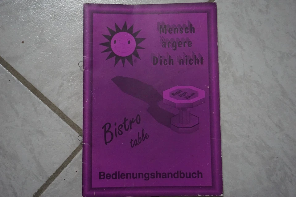 Merkur- MENSCH ÄRGERE DICH NICHT - Table Bistro tisch Anleitung Geldspielgerät - Bild 1 von 1