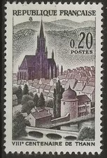 s59105 FRANCE 1961 MNH** Thann 1v Y&T #1308 Timbre Neuf Non Linguellé
