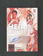 2021-22 Panini Court Kings #HA-DJN David Johnson Heir Apparent #/149 RC
