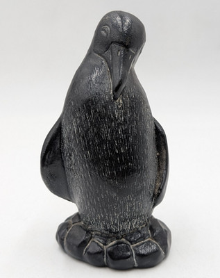 Vtg  Aardvark Aardik Collection Penguin 5.5'' Soapstone Figurine Handmade Canada