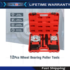 12PCS Heavy Duty Bearing Separator Removal Tool Kit Wheel Hub Axle Puller KY
