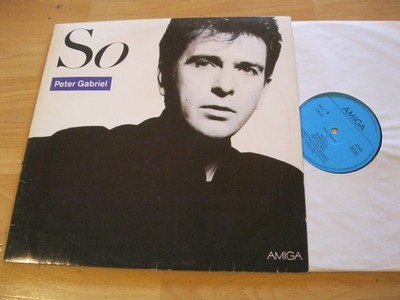 LP Peter Gabriel So Vinyl Amiga DDR 8 56 353