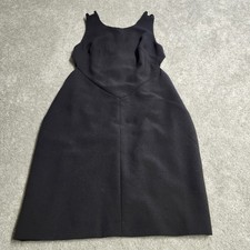 ASOS Petite Bodycon Dress US 1 EU 32 Black Strappy Back Mini Little Black Dress
