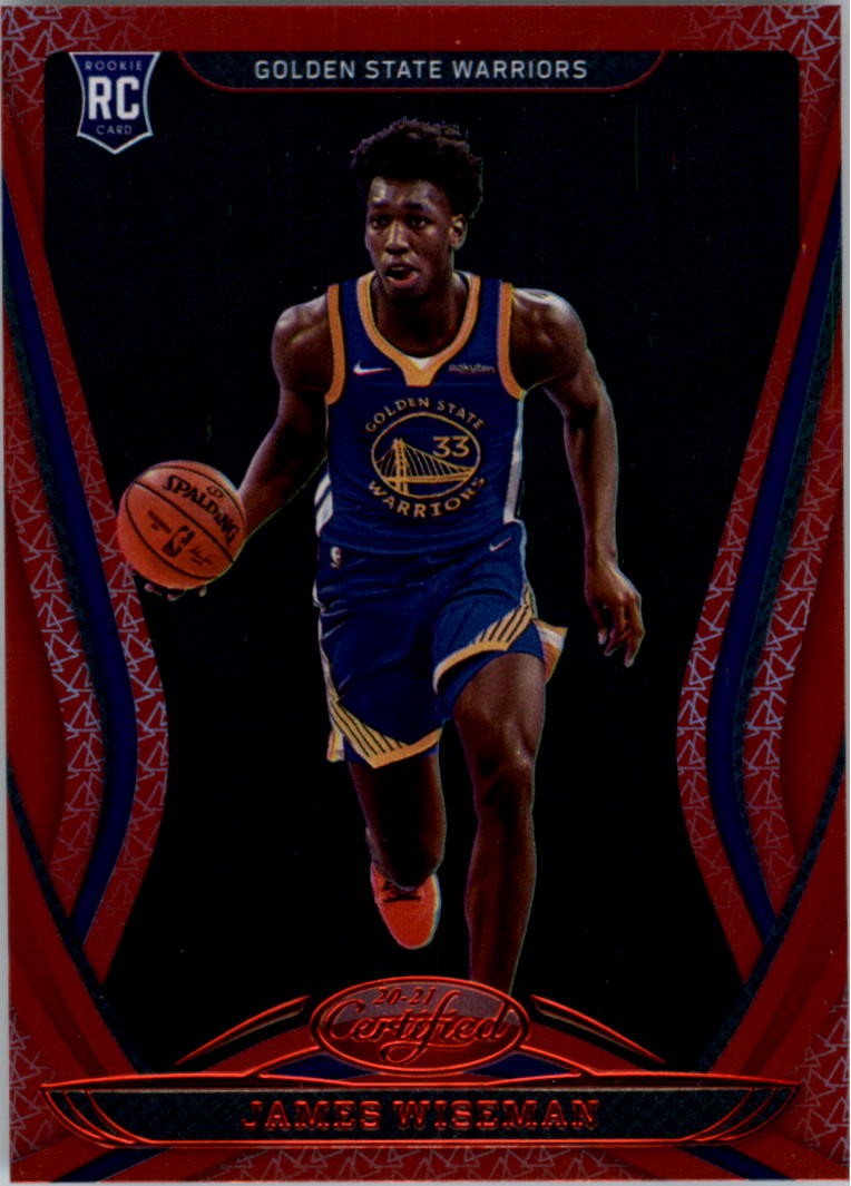 2020-21 Certified Mirror Red #199 James Wiseman - BSK