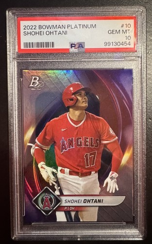 2022 Bowman Platinum #10 Shohei Ohtani Angels .. PSA Gem Mint 10