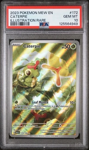 Caterpie 172/165 Sv: Scarlet & Violet 151 Holo PSA 10