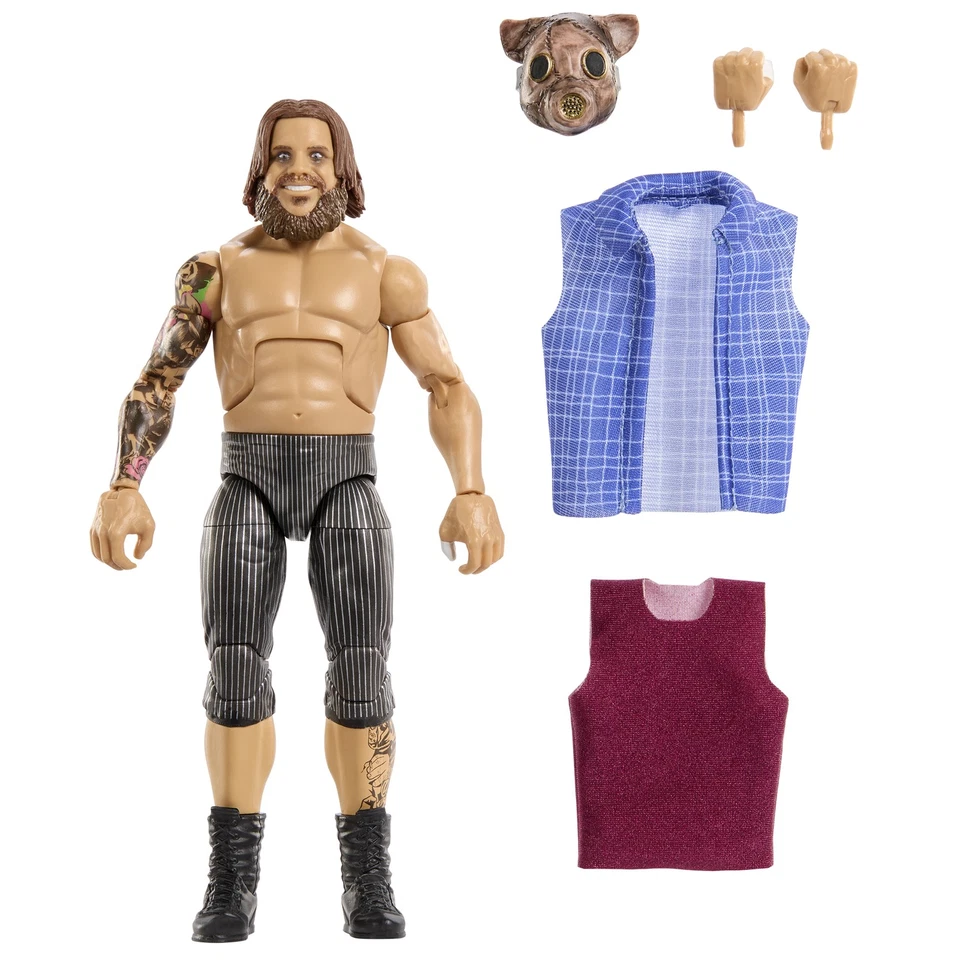 Figura de acción de lucha libre de juguete Mattel Joe Gacy - WWE Elite 120 Foto 3 de 3