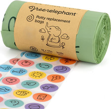 Travel Potty Bags-Potty Liners for Portable Potty,Bags for Portable Toilet,Liner