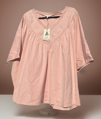 Easel Women's Antique Rose tunic kimono blouse shirt top size M Boho Western
