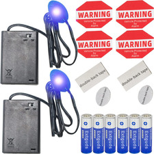 Fake Car Alarm, Dummy Car Alarm, Batteries Included Red LED Light Simulate Imit