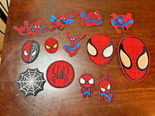 Spiderman Patch Lot of 13 Iron On Patches