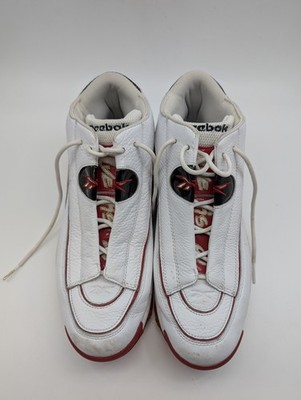 Reebok The Answer DMX OG GX6330 Allen Iverson Basketball Shoe Mens 13 White Red