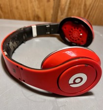 Beats by Dre Studio Red Over-The-Ear Headphones W/ Carrying Case Parts