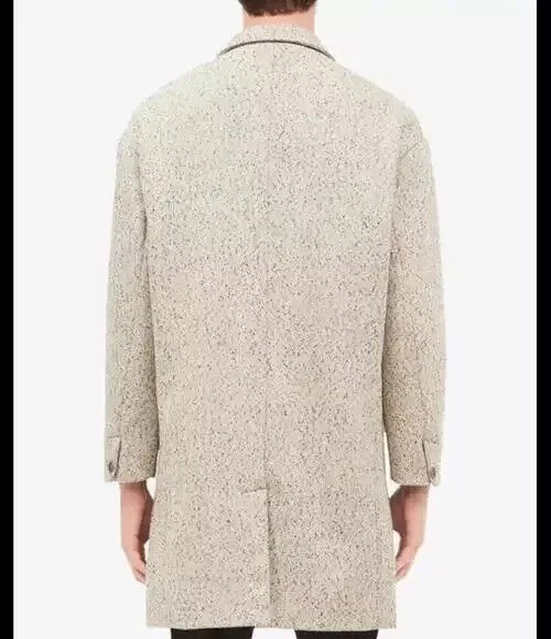 CALVIN‎ KLEIN JEANS coat Men's Crombie Oversized Coat Size large cedar bark NWT  thumbnail 2