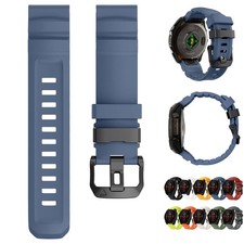 Compatible with Garmin Watch 26mm 22mm Silicone Sports Adjustable Strap Bracelet