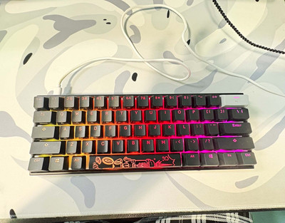 Ducky Mecha Mini 60% Mechanical Wired USB RGB Cherry Blue Switches Aluminum Case