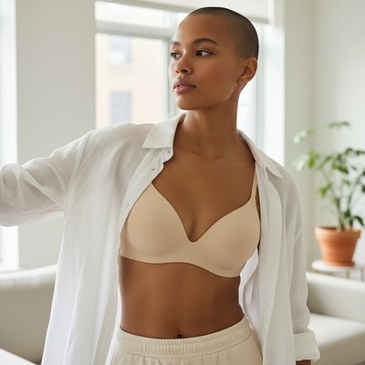 PINK Wear Everywhere Wear Everywhere Push-Up Wireless Bra Adds 1 Cup Size Medium