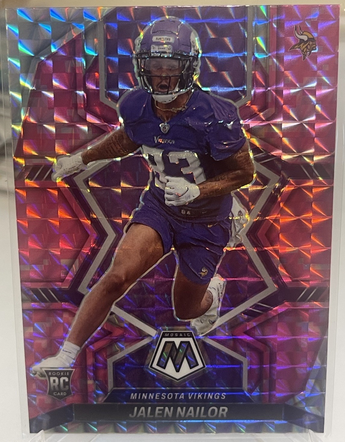 Jalen Nailor Panini Mosaic #347 Pink Camo