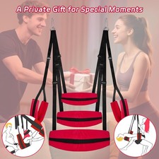 Sex Swing for Couples, Adjustable BDSM Toy,Sex Furniture w/ Comfortable Cushions
