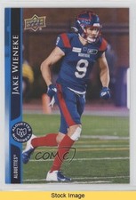 2021 Upper Deck CFL Blue Jake Wieneke #78 READ 0wr