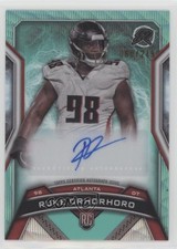 2024 Resurgence Rookie Signatures Aqua Surge Refractor Ruke Orhorhoro Auto 3hd