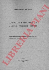 Anomalie ereditarie in alcune famiglie venete. (2-27719)