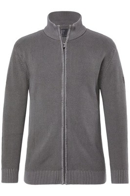JP 1880 Herren große Größen Strickjacke Stehkragen Zipper Vintage Look 844716