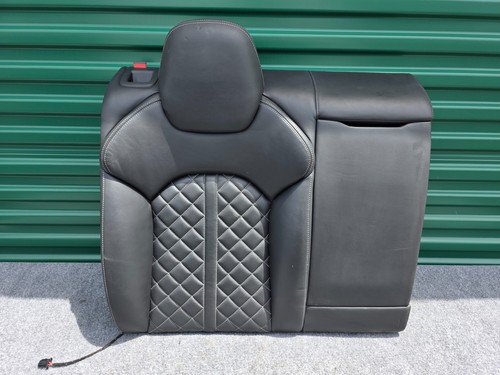 Audi S7 RS7 C7 Rear Right Passenger Seat Backrest Diamond Stitch Black Leather