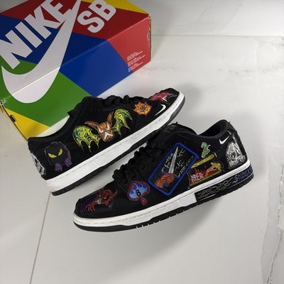 Size 9.5 - Nike SB Dunk Low Pro QS Neckface Black Lightly Worn