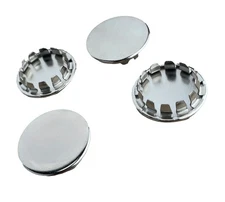 (4 PACK) 13/16" Nickel Plated Metal Hole Plugs for .047"-.093" metal SP-813-NK