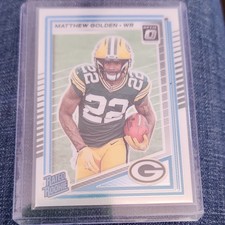 2025 Panini Donruss Optic Matthew Golden Rated Rookie #205 Packers Red Pandora