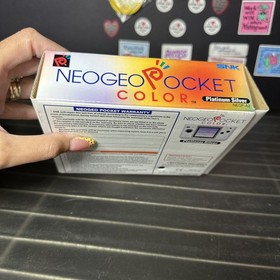 NEO GEO POCKET COLOR Console Solid Silver - BOX And Manual ONLY!! No Device!!