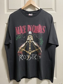 Vintage 1993 Alice In Chains Rooster Tee Shirt Size XL Single Stitch Hanes Tag