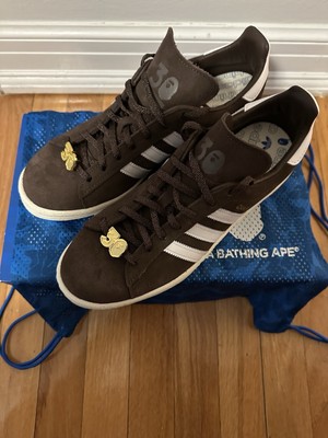 Bape Adidas Originals Campus 80s Collaboration Shoes 30th Anniversary Size 8