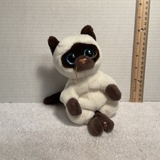 Ty Beanie Baby Bellies - MISO the Siamese Cat (6 inch) Stuffed Plush Toy