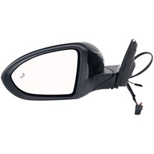 Left Driver Side Mirror Black For 2019-2022 Vw Jetta W Blind Spot Power Adjust Left Driver Side Mirror Black For 2019-2022 Vw Jetta W Blind Spot Power Adjust