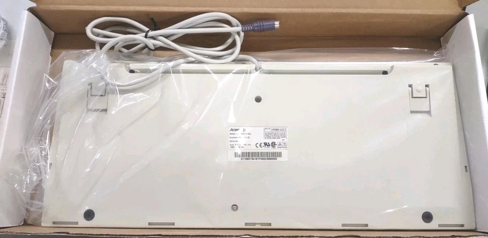 VINTAGES ACER 6511-KW PS2 WINDOWS KEYBOARD DSKB-6 - Image 4 of 4