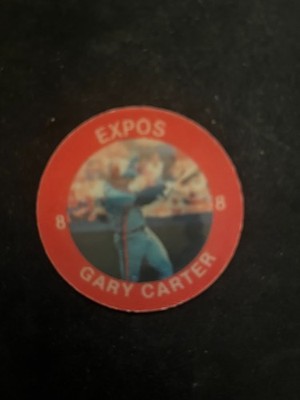 1984 7 - 11 Slurpee Disc #15 Gary Carter Montreal Expos  NrMt