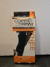 Copper Fit The Original Large 14”-16” Unisex Compression Sleeves 1 KNEE SLEEVE 